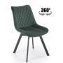 Chair K520 black / dark green