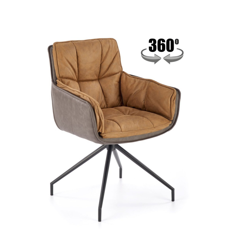 Chair K523 brown / dark brown