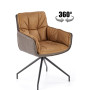 Chair K523 brown / dark brown