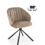 Chair K533 black / cappucino