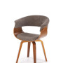 Chair K545 grey / walnut