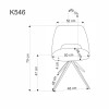 Стул K546 горчичный