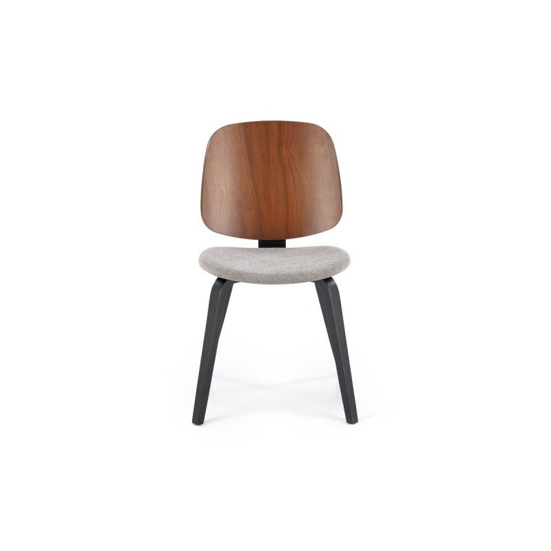 Chair K563 walnut / grey / black