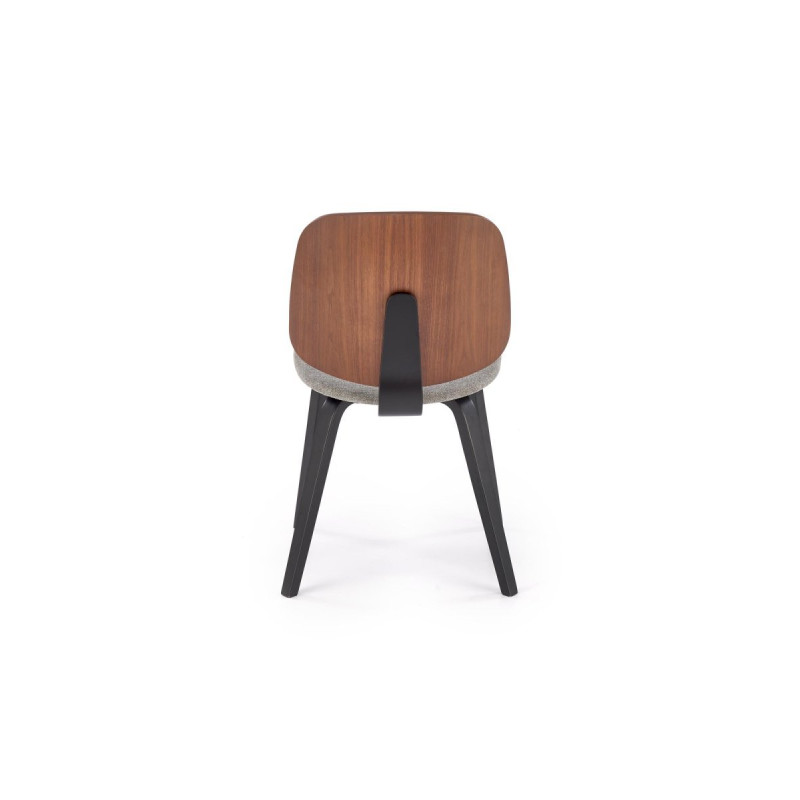 Chair K563 walnut / grey / black