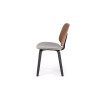 Chair K563 walnut / grey / black