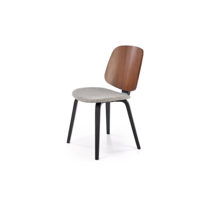 Chair K563 walnut / grey / black