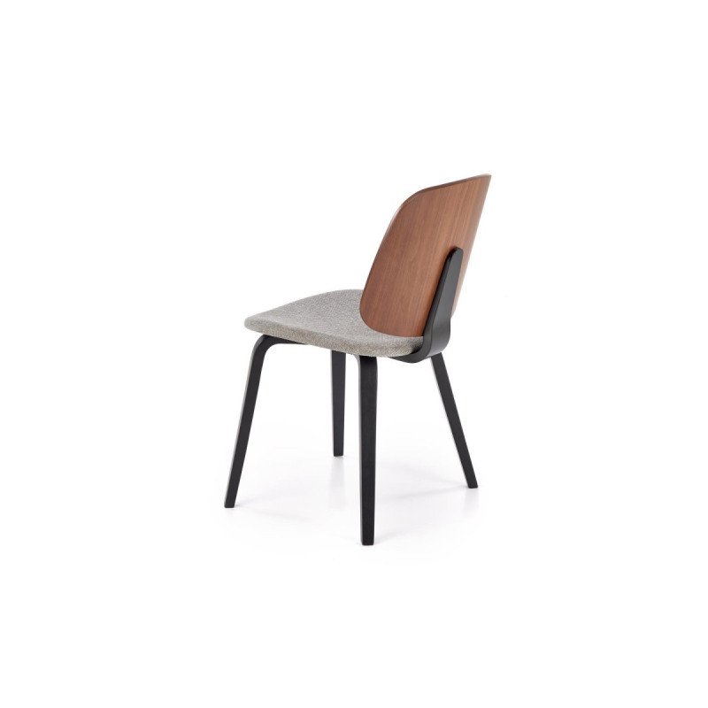 Chair K563 walnut / grey / black