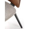 Chair K563 walnut / grey / black