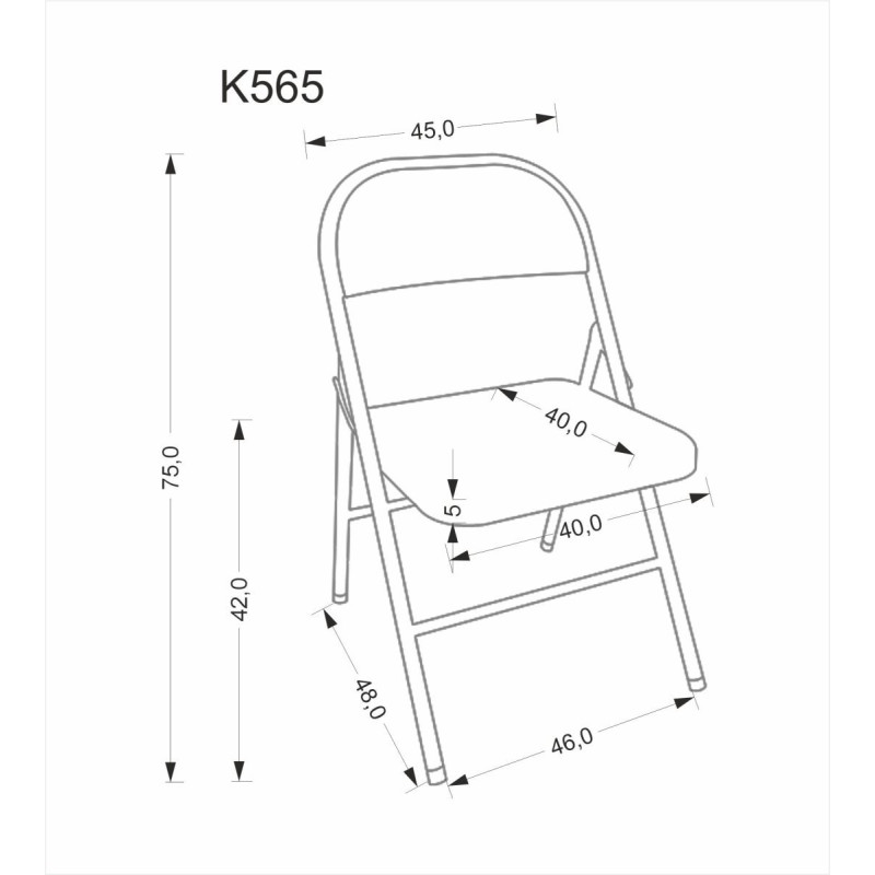 Стул K565 белый