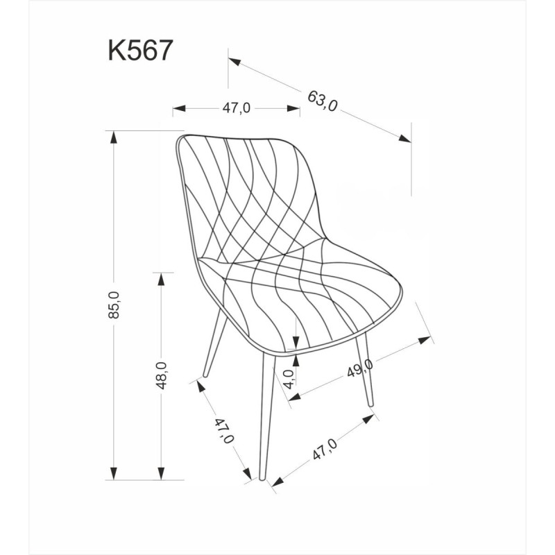 Chair K567 grey