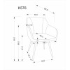 Стул K576 оливковый