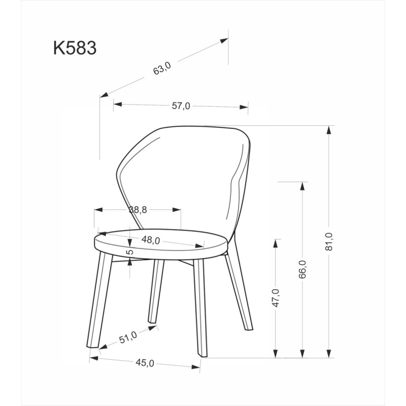 Tool K583 pähkel / pruun / beež