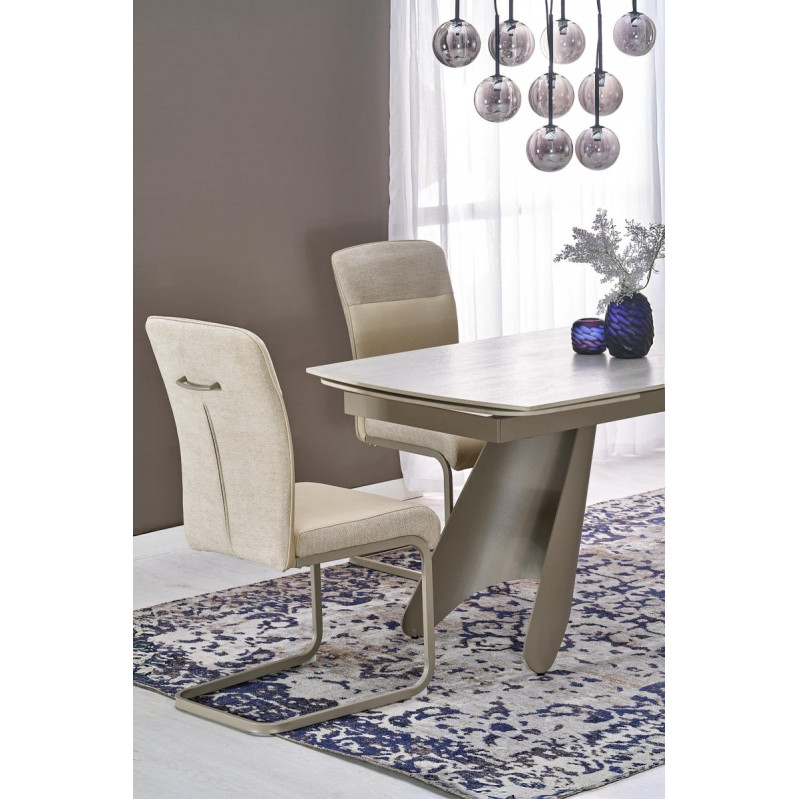 Chair K584 beige / grey / cashmere