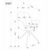 Tool K591 pöörlev hele hall