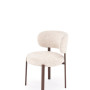 Chair K605 l.beige / walnut
