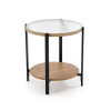 Coffee table KAMALA natural / black