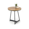 Coffee table KARIDA S natural oak / black
