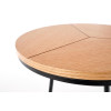 Coffee table KARIDA S natural oak / black