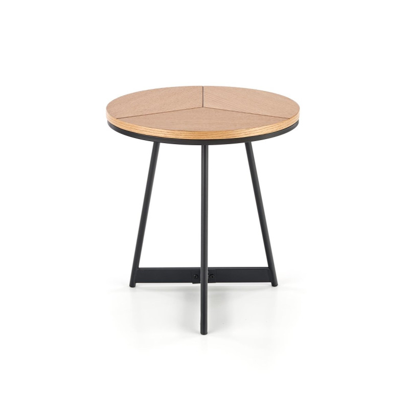 Coffee table KARIDA S natural oak / black