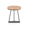 Coffee table KARIDA S natural oak / black