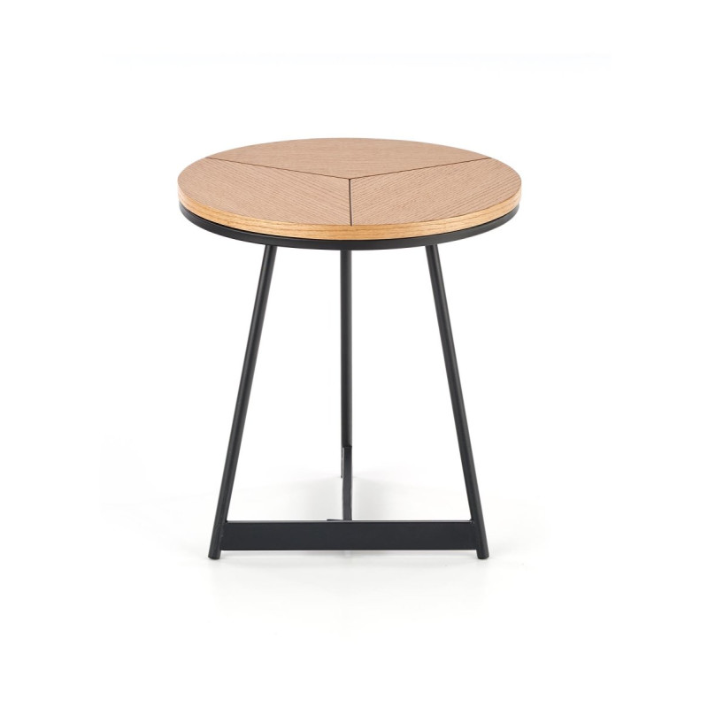 Coffee table KARIDA S natural oak / black