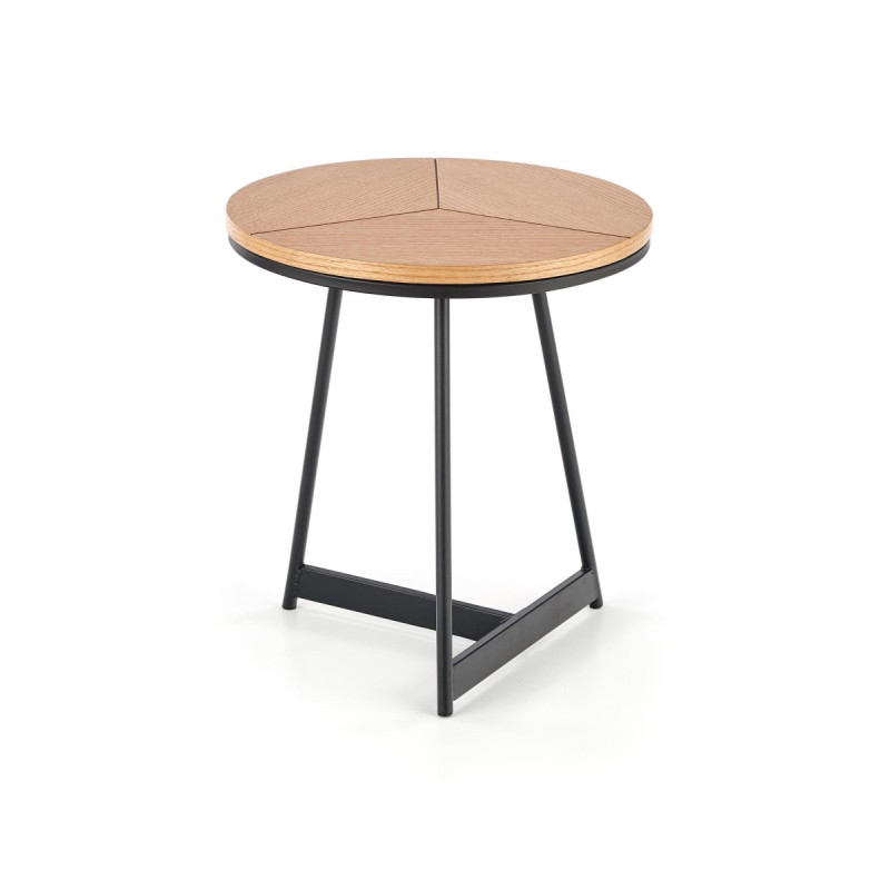 Coffee table KARIDA S natural oak / black