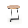 Coffee table KARIDA S natural oak / black