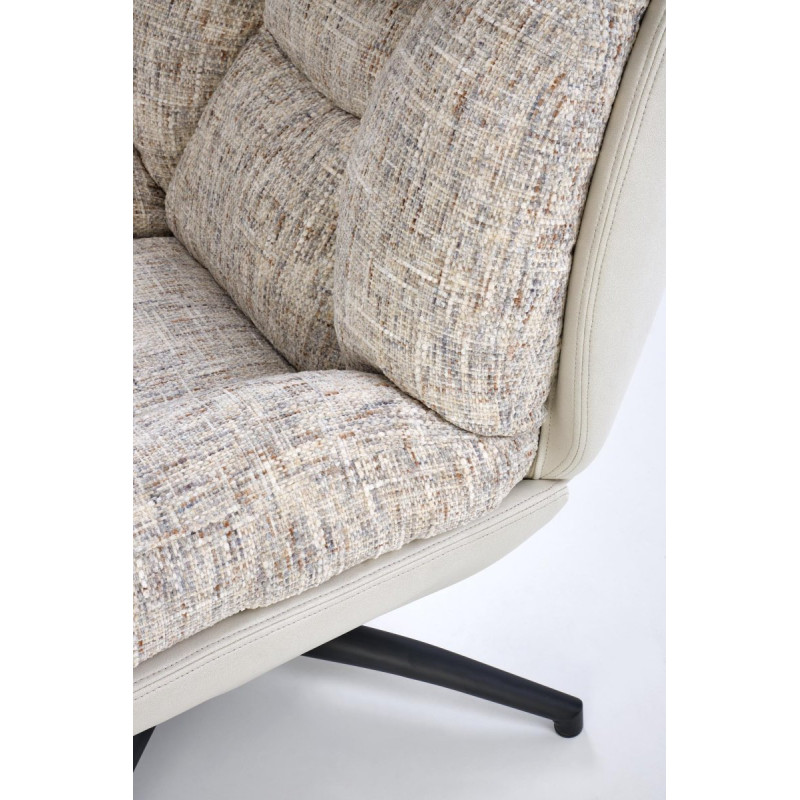Tugitool with footstool KRONOS beež
