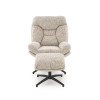 Tugitool with footstool KRONOS beež