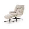 Tugitool with footstool KRONOS beež