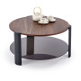Coffee table LIRA walnut black