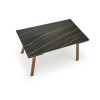 Table extension LOZANO black marble walnut