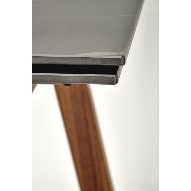 Table extension LOZANO black marble walnut