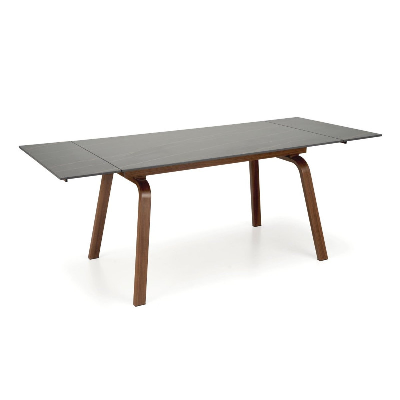 Table extension LOZANO black marble walnut