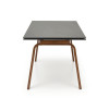 Table extension LOZANO black marble walnut