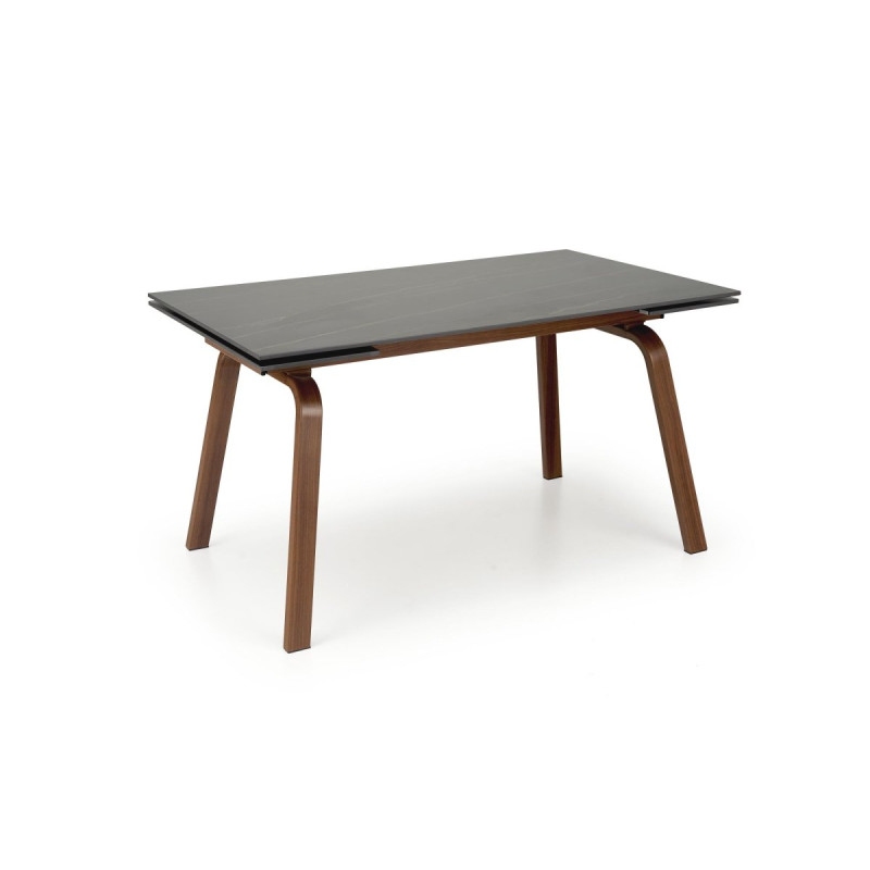 Table extension LOZANO black marble walnut