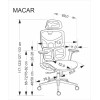 Office chair MACAR black