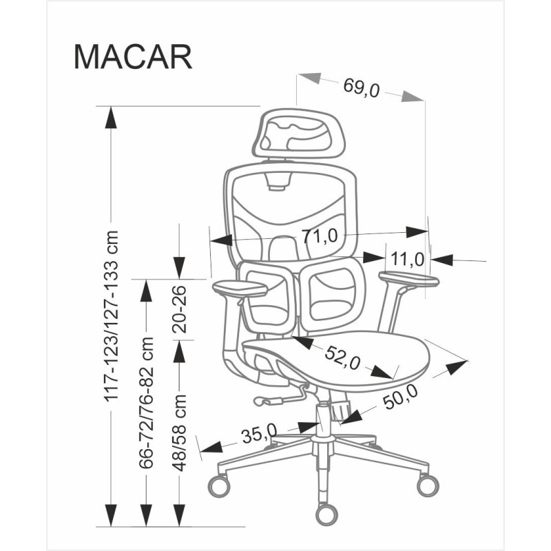 Office chair MACAR black