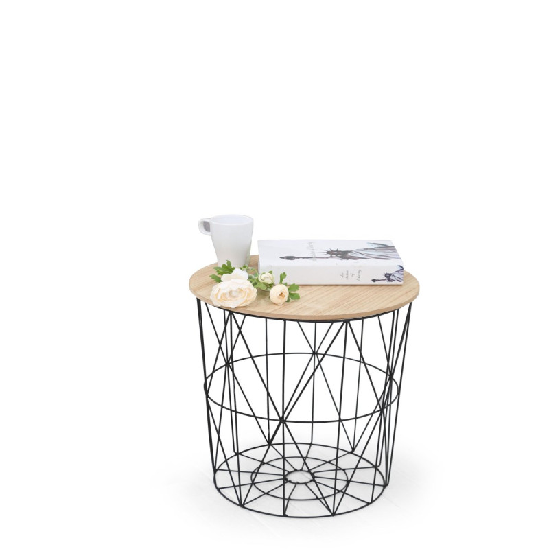 Coffee table MARIFFA color natural / black