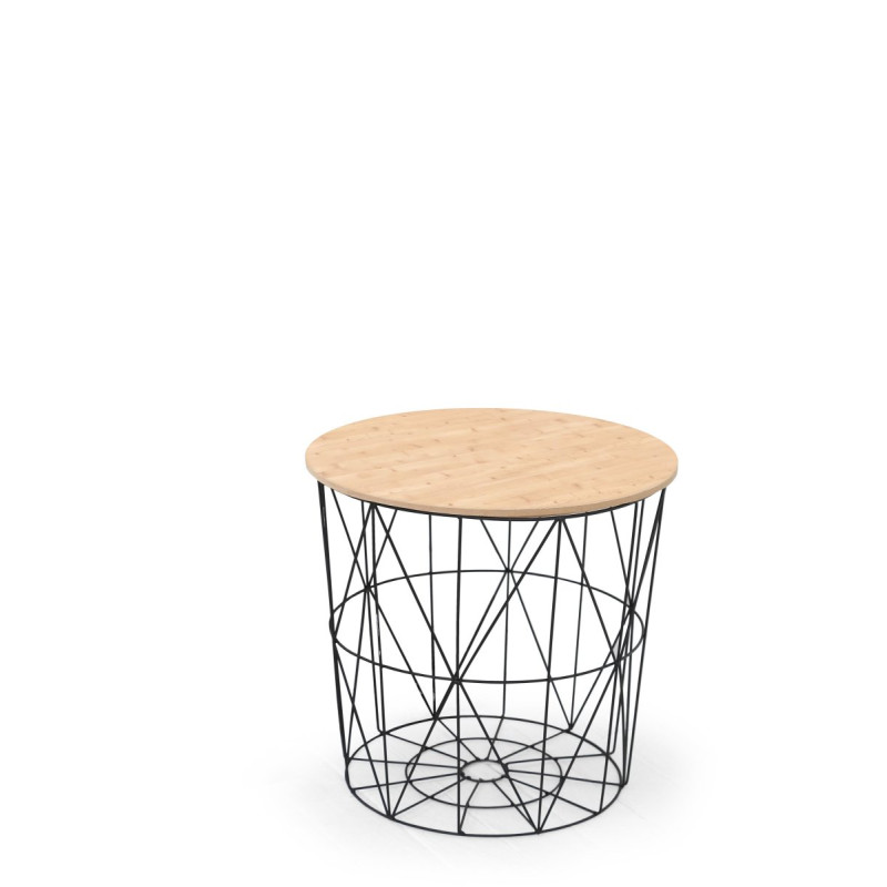 Coffee table MARIFFA color natural / black