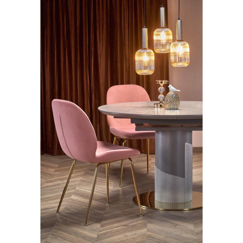 Table MUSCAT grey marble