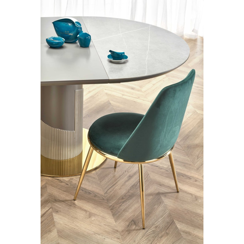 Table MUSCAT grey marble