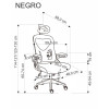 Офисный стул NEGRO черный