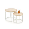 Diivanilaud set OREO - must marmor / must