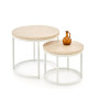 Diivanilaud set OREO - must marmor / must