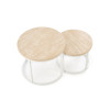 Diivanilaud set OREO - must marmor / must