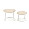 Diivanilaud set OREO - must marmor / must