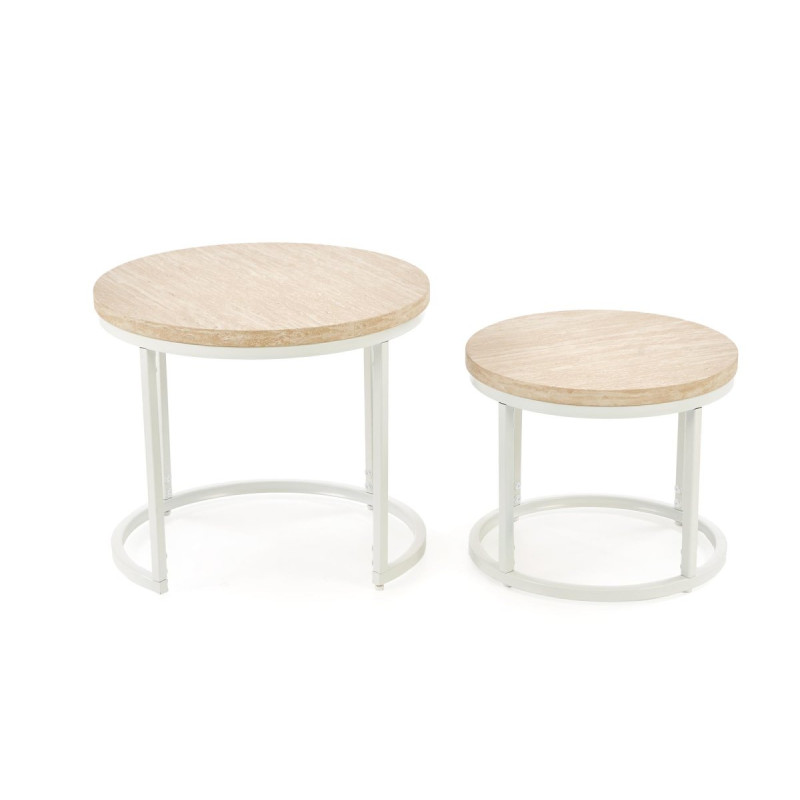 Diivanilaud set OREO - must marmor / must