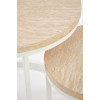 Diivanilaud set OREO - must marmor / must
