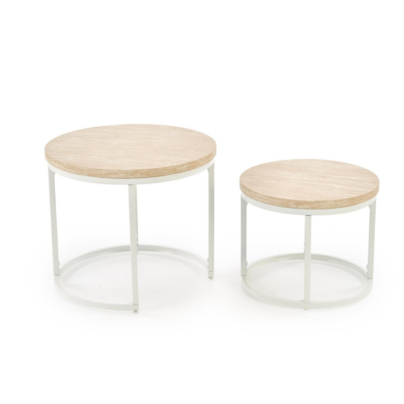 Diivanilaud set OREO - must marmor / must